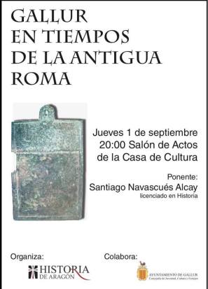 Cartel Conferencia Gallur