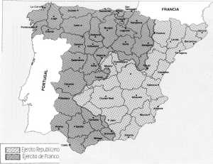 Situación de España en diciembre de 1937